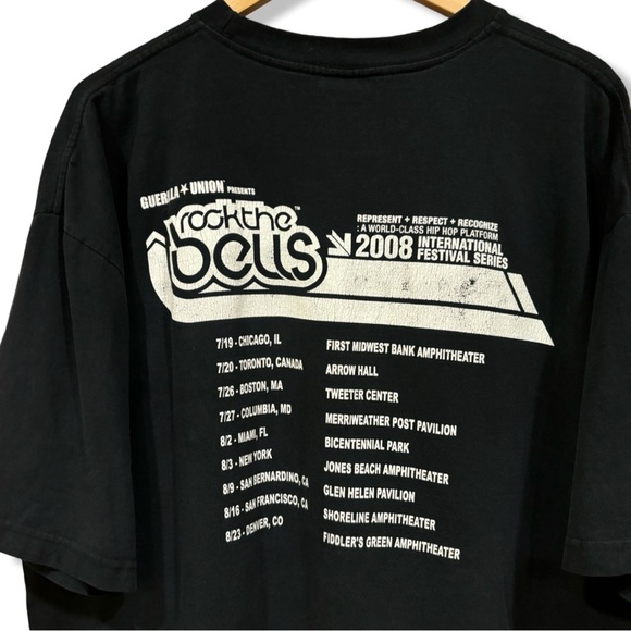 Rare 2008 Rock The Bells Wu-Tang Clan T-Shirt - Picture 4 of 5